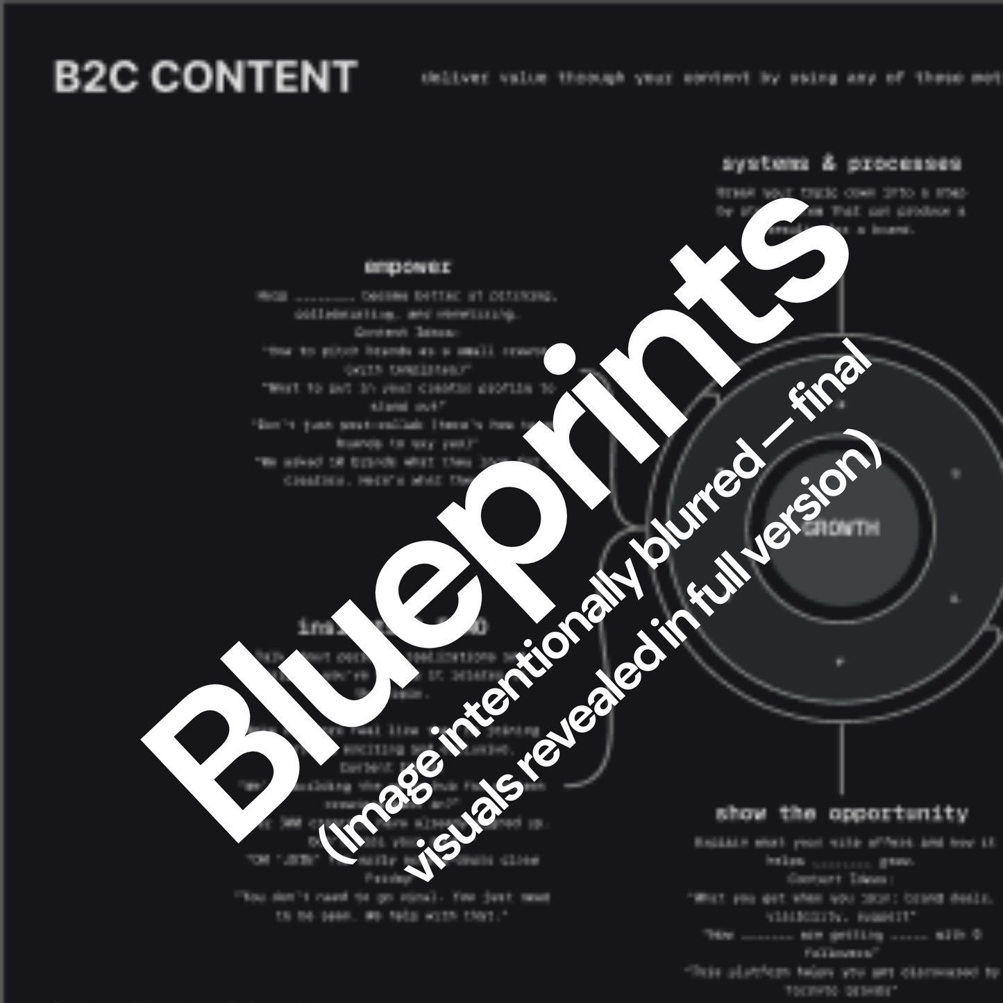 B2C Content Fly Wheel
