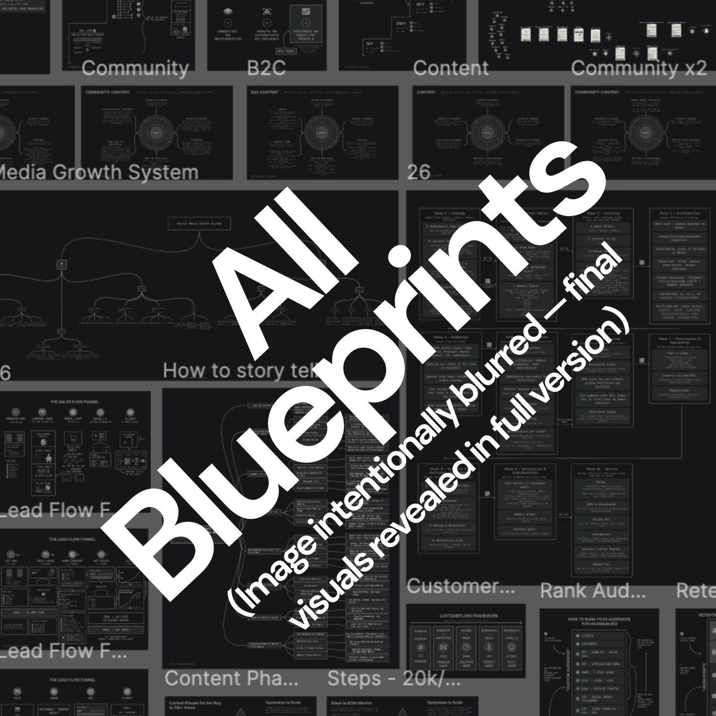 Every Business Blueprint: Business Accelerator + 21 detailed blueprints and growth systems